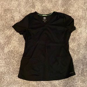 Black scrub top - HH works by Healing Hands